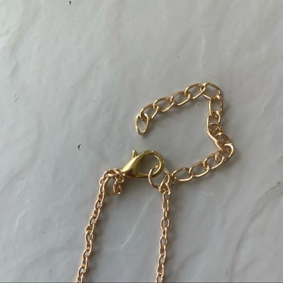 𝅺Aqua/Gray/White/Gold Boho Bracelets Set of 4 - Picture 4 of 12